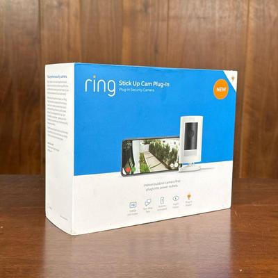 [NIB] ring Camera | Ring stick up can plug-in for indoor or outdoor use.

