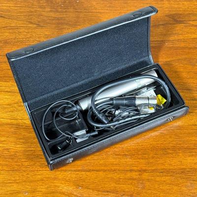 Sony Condenser Microphone | Sony Electret Condenser Microphone model ECM-77B in fitted case. - l. 9 in (box)
