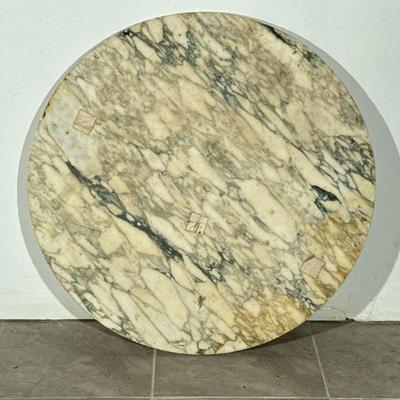 FANCY VARIEGATED MARBLE TABLE TOP | Made in Italy. - dia. 36 in