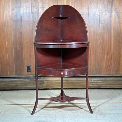 Georgian-style Corner Wash Stand | h. 52 x w. 26.25 in