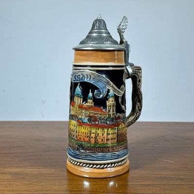 VINTAGE GERMAN MADE BEER STEIN | h. 7.5 in