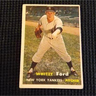1957 # 25 Whitey Ford