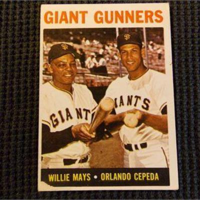 1964 # 306 Willie Mays & Orlando Cepeda