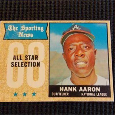 1968 #3789 Hank Aaron All-Star