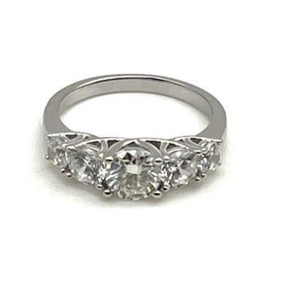 Sterling and CZ Ring