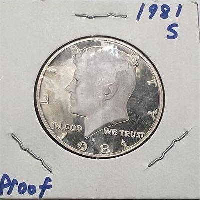 1981 S Silver Kennedy Half Dollar