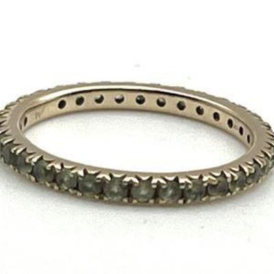 Julliette Maison Natural Peridot Eternity Ring