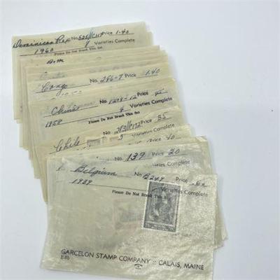 1930's-1960's International Stamps, Unused