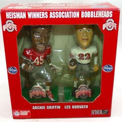 Lot 030  
Heisman Winners Bobbleheads