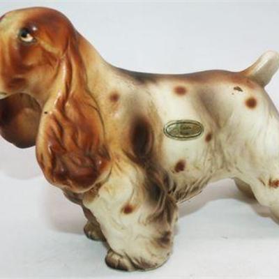 Lot 065   
Porcelain dog figure Cocker Spaniel