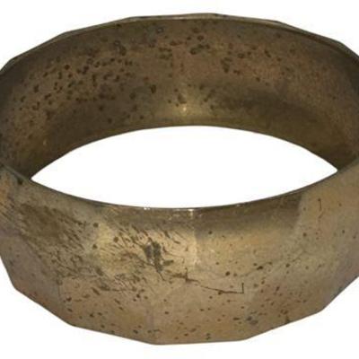 Lot 650   
Vintage Hand Hammered Brass (India) Bracelet