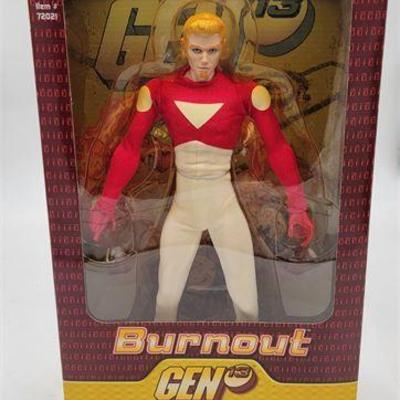 Lot 013   
Gen 13 Burnout 12" Tall Poseable Action Figure NiB