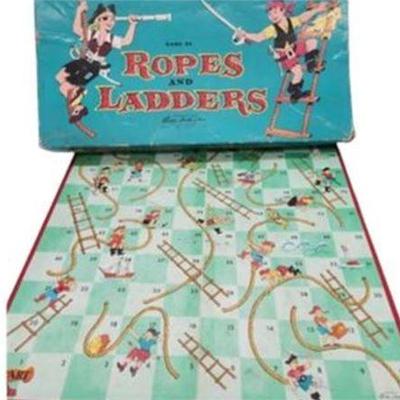 Lot 120   
Vintage 1954 Ropes and Ladder Game