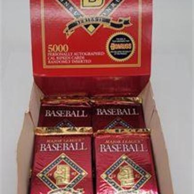 Lot 430  
1992 MLB Don Russ Series 2 Foil Factory Sealed 10 Packs W/Display Box