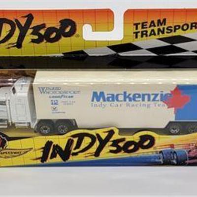 Lot 804   Mckenzie Racing Die Cast Semi Truck Hauler NiB
