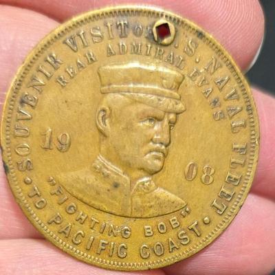 1908 Fighting Bob Evans Coin