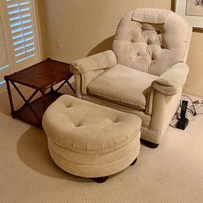 Recliner & Side Table
