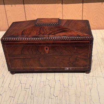 19th Century Antique Mahogany Tea Chest