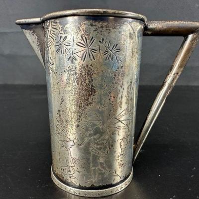 Sterling silver small pitcher 107g