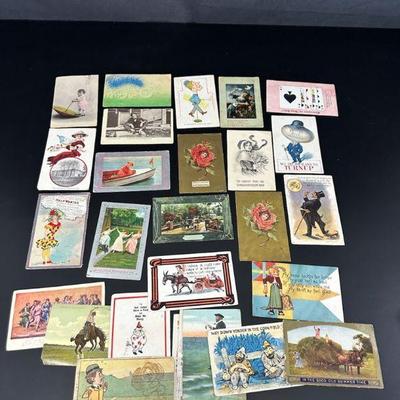 Assorted vintage unique lot of post cards