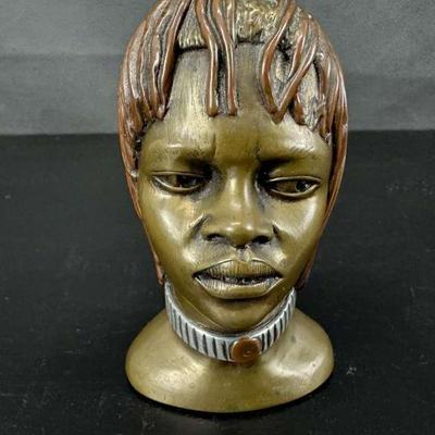 Vintage signed casper darare sculpture h39 63 of 300