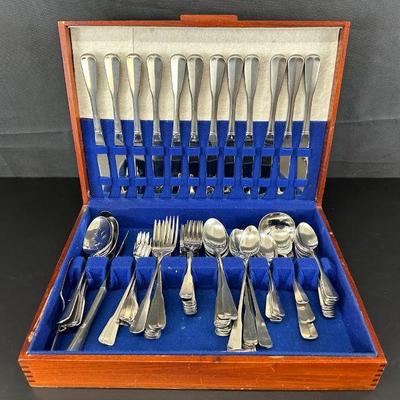 Vintage silverware set walco stainless japan