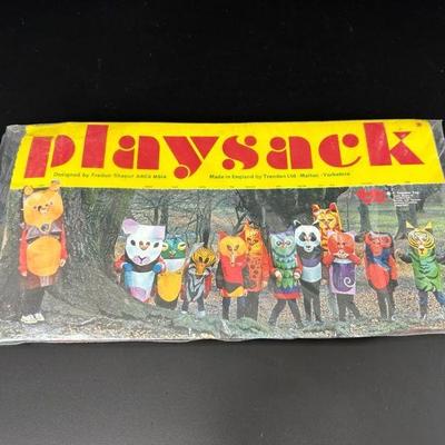Vintage 1969 play sock toy made in england by freidun shapur