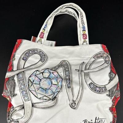 Brighton all that glitters large tote bag nwt