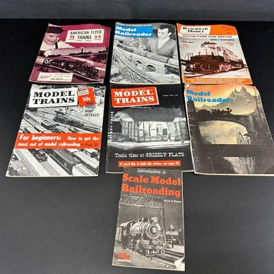 7 vintage railroad magazines