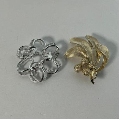 Sarah Co. & Lisner Brooches