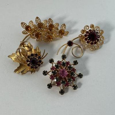 vintage brooches