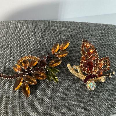 Rhinestone Brooches