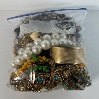 Bag of Costume Jewelry