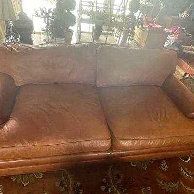 Genuine leather sofa