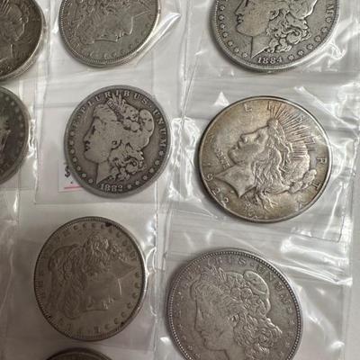 Old coins- many silver
