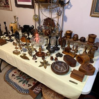 Lots of brass and wood