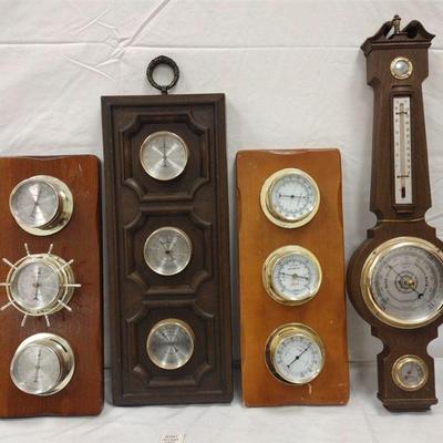 four wall mount weather statiibs