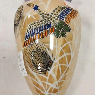 Japanese luster ware porcelain wall pocket