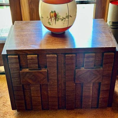 Lane Staccato Brutalist Nightstand