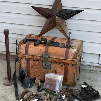 Metal Chest & Home Accents