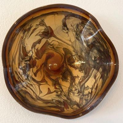 Vintage Signed Hollow Dish