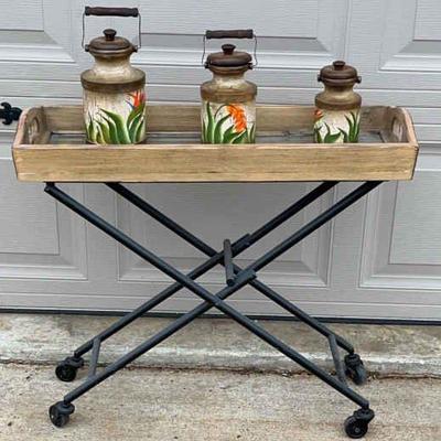 Rolling Entertainment Cart