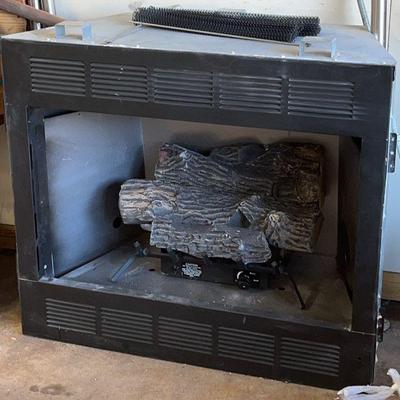 Gas fireplace insert