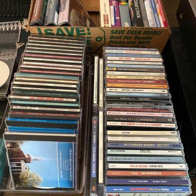 4 linear feet of cds and dvds