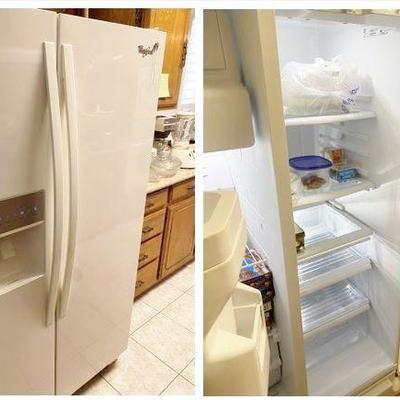 Whirlpool Fridge Freezer Excellent Condition, working ice maker, Model WRS322FDAT00
