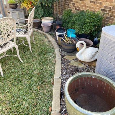 planted pots