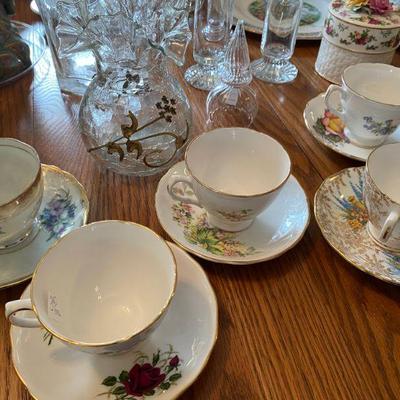 assorted cups and sauces from japan and england