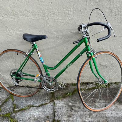 1970's Style Green "Samurai" Road Bike 	