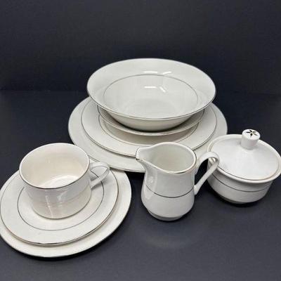 Massive 60-Piece Gibson China Collection: Dinner Plates, Bowls & More!	