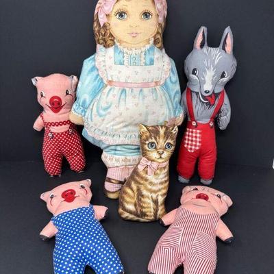 Childhood Stories Come to Life: Vintage Pillow Dolls, So Bright!	